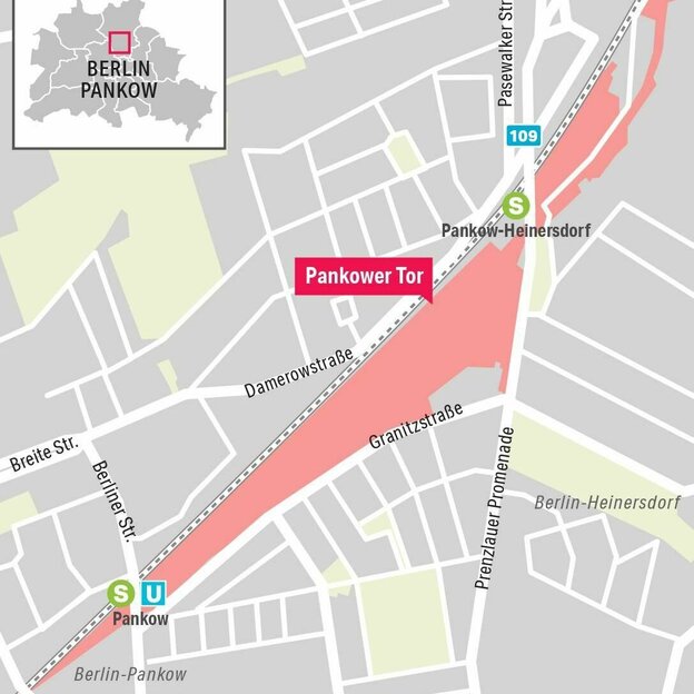 Man sieht einen Stadtplanausschnitt Man sieht einen Stadtplanausschnitt