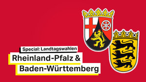 Wahlabend in Rheinland-Pfalz und Baden-Württemberg