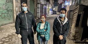 Aktivisten in Kairo