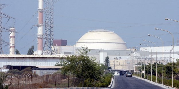 Die Atomanlage Buschehr im Iran.