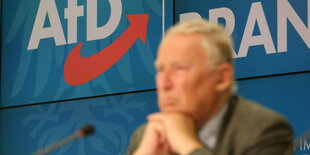 Alexander Gauland bei einer Pressekonferenz