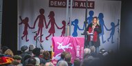 Bühne bei der Demonstration „Demo für Alle“ am 28.02.2016 in Sutttgart