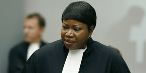 Chefanklägerin Fatou Bensouda am Internationalen Strafgerichtshof in Den Haag