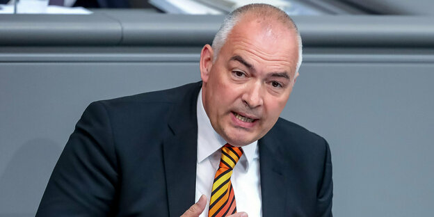Der CDU-Abgeordnete Axel Fischer im Bundestag.