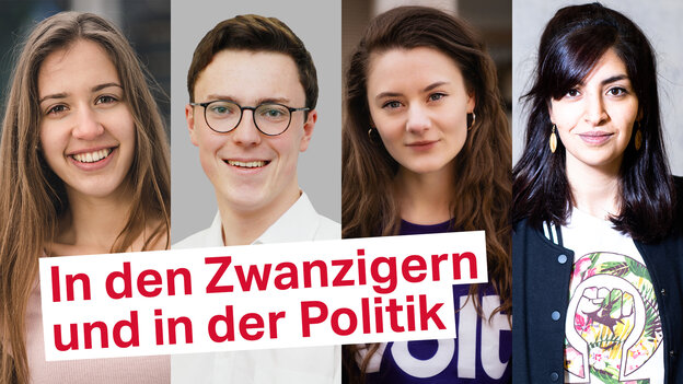 Klara Schedlich, Eric Spaniol, Friederike Schier und Rasha Nasr