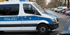 Ein Polizeiwagen in Berlin