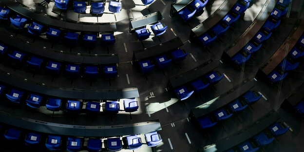 Licht und Schatten im Bundestag