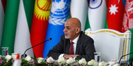 Der afghanische Präsident Aschraf Ghani während einer Konferent
