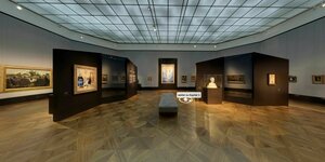 Blick in die "Dekadenz und dunkle Träume"-Schau in der Alten Nationalgalerie