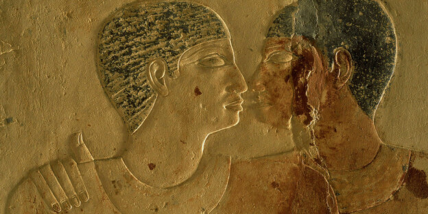Relief von Nianchchnum und Chnumhotep