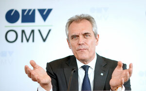 OMV-Generaldirektor Rainer Seele spricht bei der Bilanz-PK der OMV AG zum Thema «Jahresergebnis 2019 sowie Ergebnis 4. Quartal». Der österreichische Energiekonzern OMV gibt bisherige Förderziele beim Öl auf und setzt stark auf seine Chemiesparte