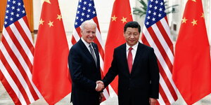 Vizepräsident Biden und Präsident Xi.