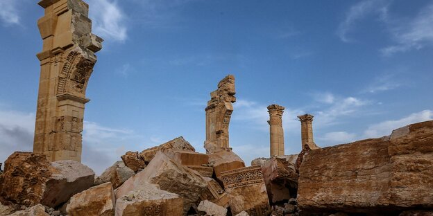 Ruinen von Palmyra.