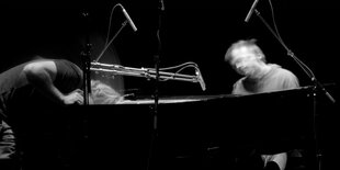 Nils Frahm am Klavier