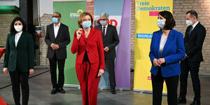 Die Landesvorsitzenden von SPD, Grüne und FDP treffen sich zum Start der Koalitionsverhandlungen Ende März