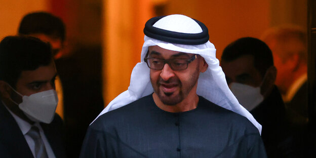 Porträt von Scheich Mohammed bin Zayed.