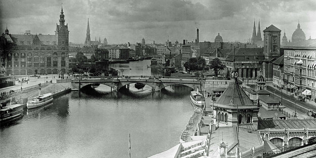 Historisches Foto Waisenbrücke