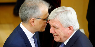 Al-Wazir und Bouffier.