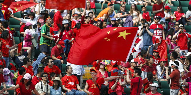Fans des chinesischen Nationalteams