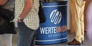 Ein Infostand der Werteunion