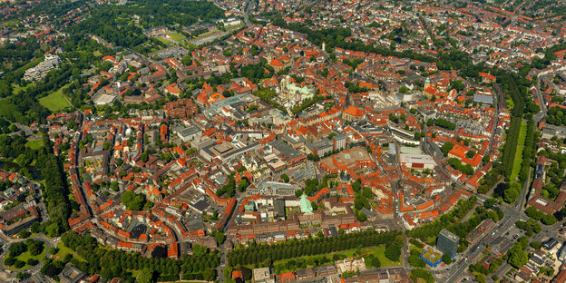 Münster aus der Vogelperspektive