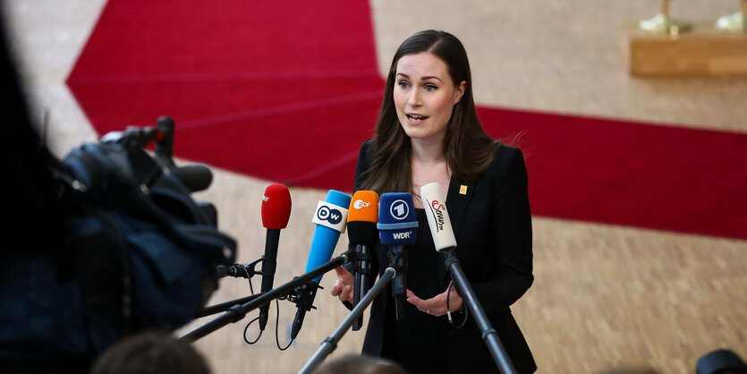 Die finnische Ministerpräsidentin Sanna Marin