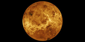 Dieses von der NASA zur Verfügung gestellte Foto zeigt den Planeten Venus, erstellt mit Daten der Raumsonde Magellan und des Pioneer Venus Orbiter.