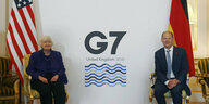 US-Finanzministerin Janet Yellen und Bundesfinanzminister Olaf Scholz sind sich beim G7-Finanzministertreffen einig: Globale Unternehmenssteuer muss her