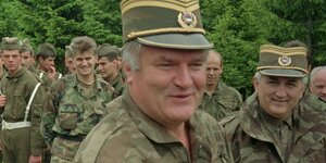 Ratko Mladic 1996 als General der bosnisch-serbischen Armee