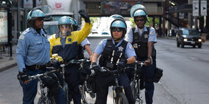 Polizisten aus Chicago auf Rädern