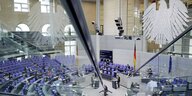 Blick in den Bundestag während der Sitzung am 24.06.