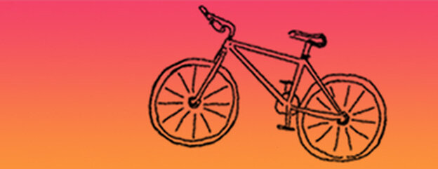 Das Logo zeigt ein Fahrrad
