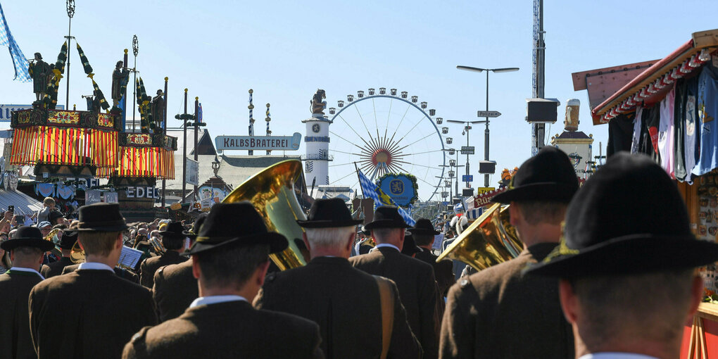 Oktoberfestkulisse in München