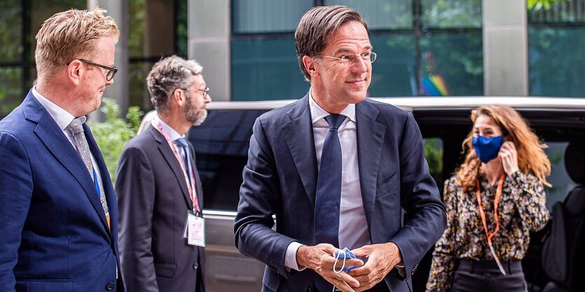 Mark Rutte, der niederländische Premierminister in Brüssel