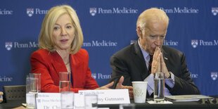 Joe Biden und Amy Gutmann