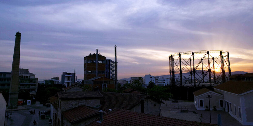 Das Gazi-Viertel und das Gelände der ehemaligen Gasfabrik Athens