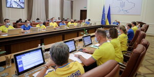 Ukrainische Kabinettssitzung