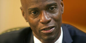Portrait von Haitis Präsidenten Jovenel Moïse