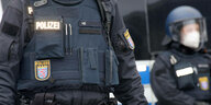 Uniform eines Hessischen Polizisten Polizisten
