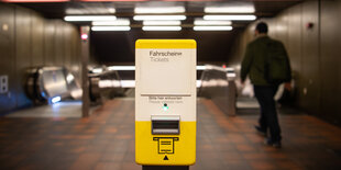 Fahrkartenentwerter der BVG