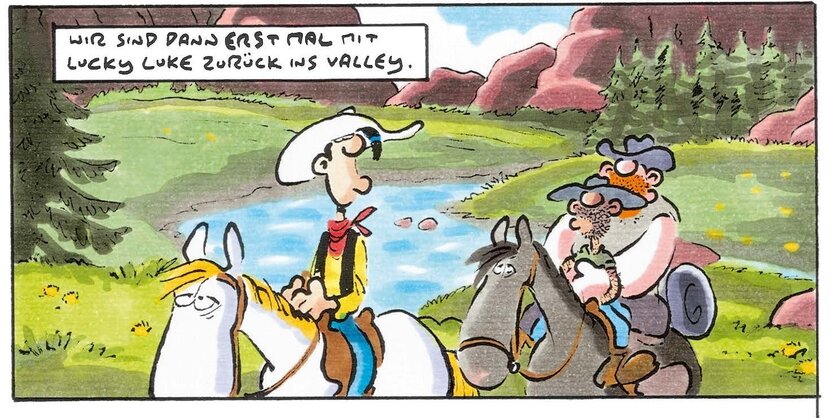 Bild aus dem neuen Lucky Luke von Ralf König