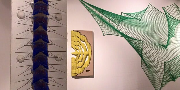 Abie Franklins Installation mit Fischernetz