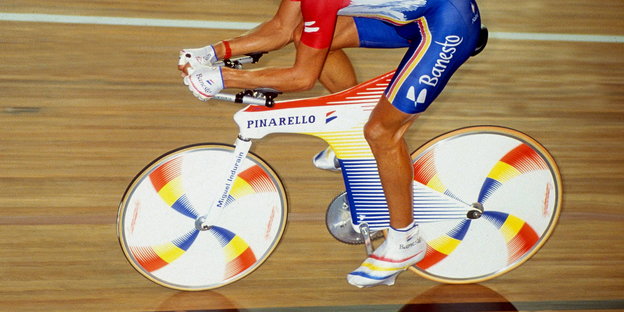 Stundenweltrekordrad von Miguel Indurain