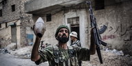 Kämpfer in Aleppo
