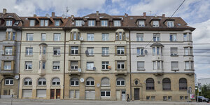 Fassade eines Wohnhauses in Stuttgart