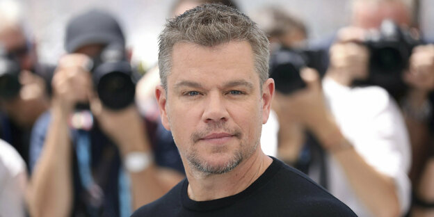 Portrait von Matt Damon in Cannes