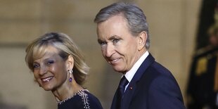 Bernard Arnault und Helene Mercier