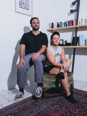 Kollektivmitglieder Max und Steph Kollektivmitglieder Max und Steph