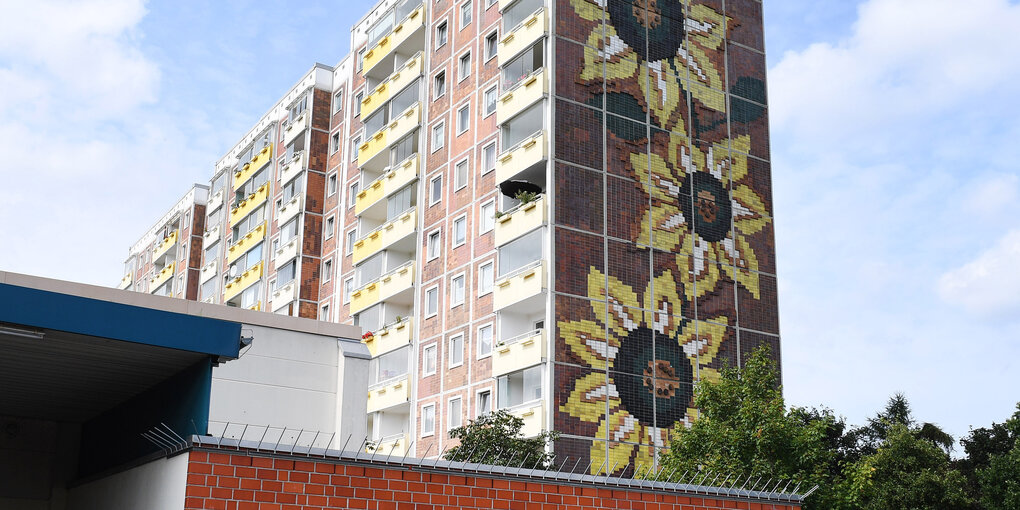 Sonnenblumenhaus in Rostock-Lichtenhagen