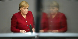 Angela Merkel im Bundestag